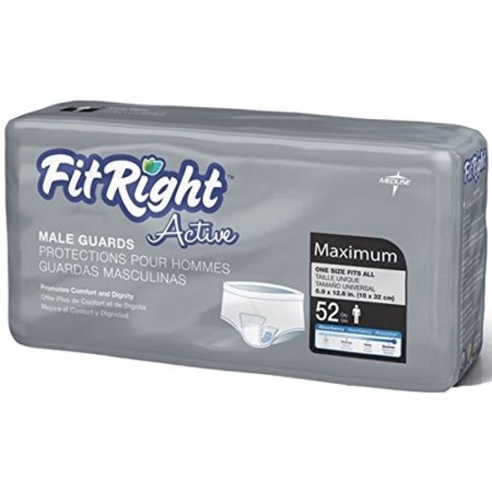 FitRight Active Male Guard 52 Pack (14cm x 25cm)