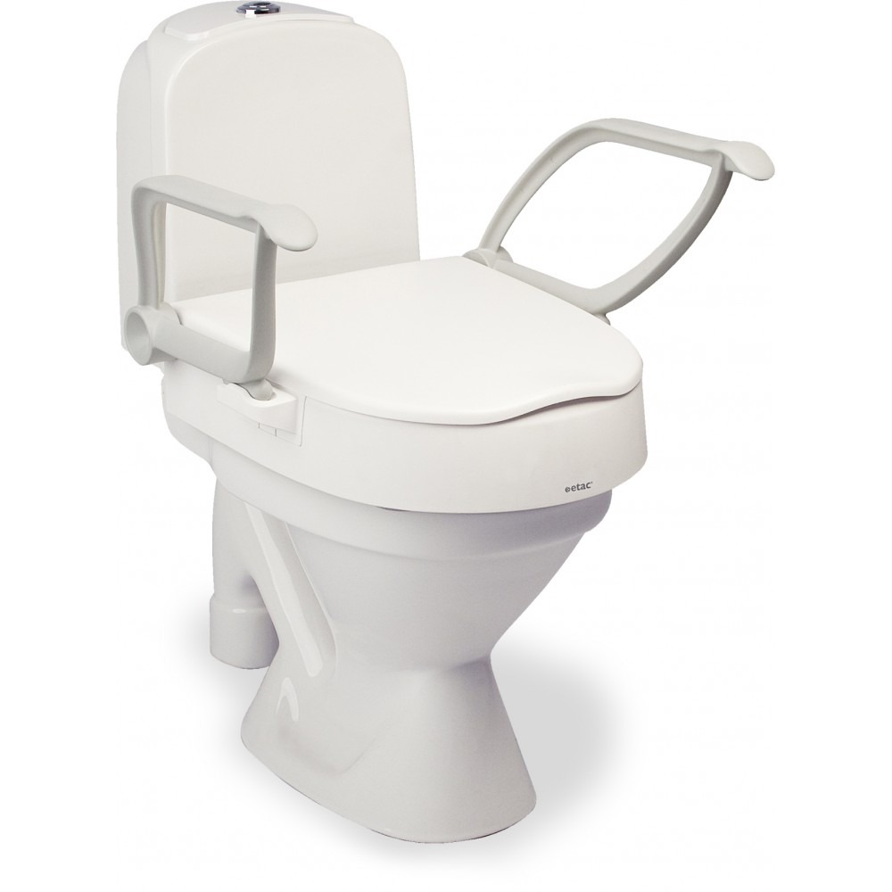 ETAC Cloo Raised Toilet Seat with arms
