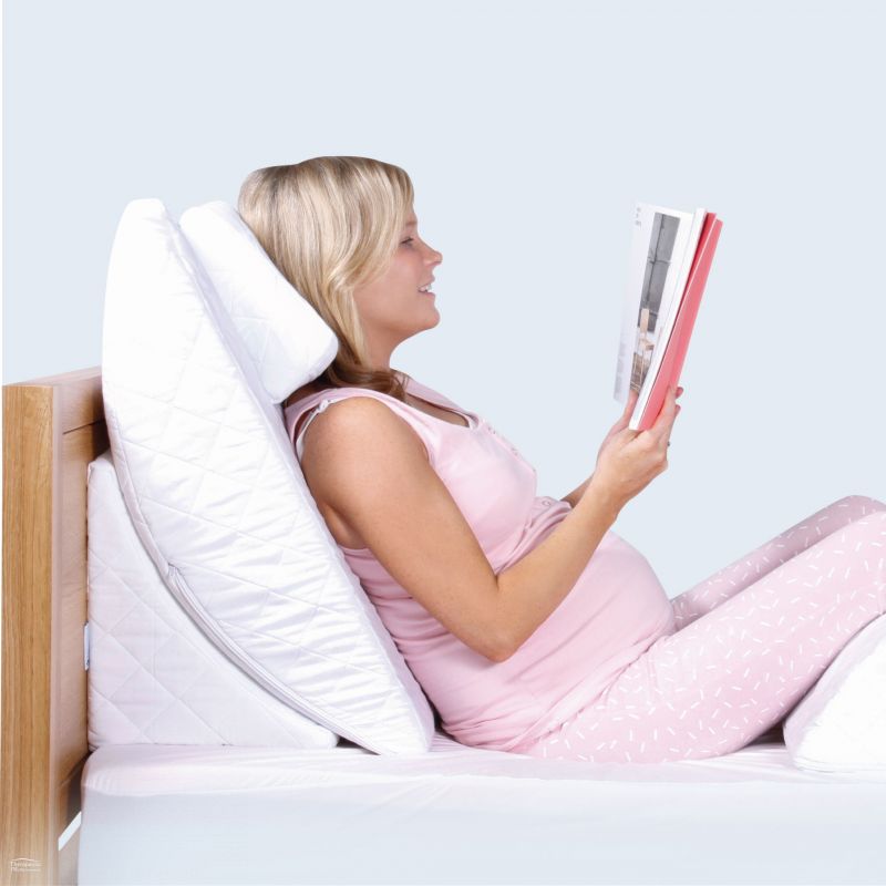 Adjusta Wedge 2 Piece Bed Support Pillow - (Quilted) - Image 2