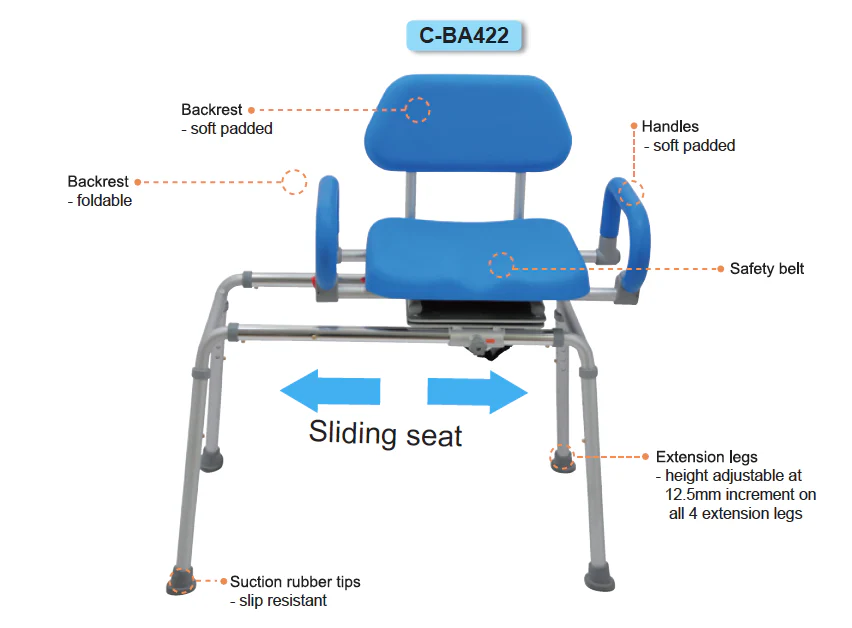 Transfer Bench and Rotating Seat (BA422) - Image 3