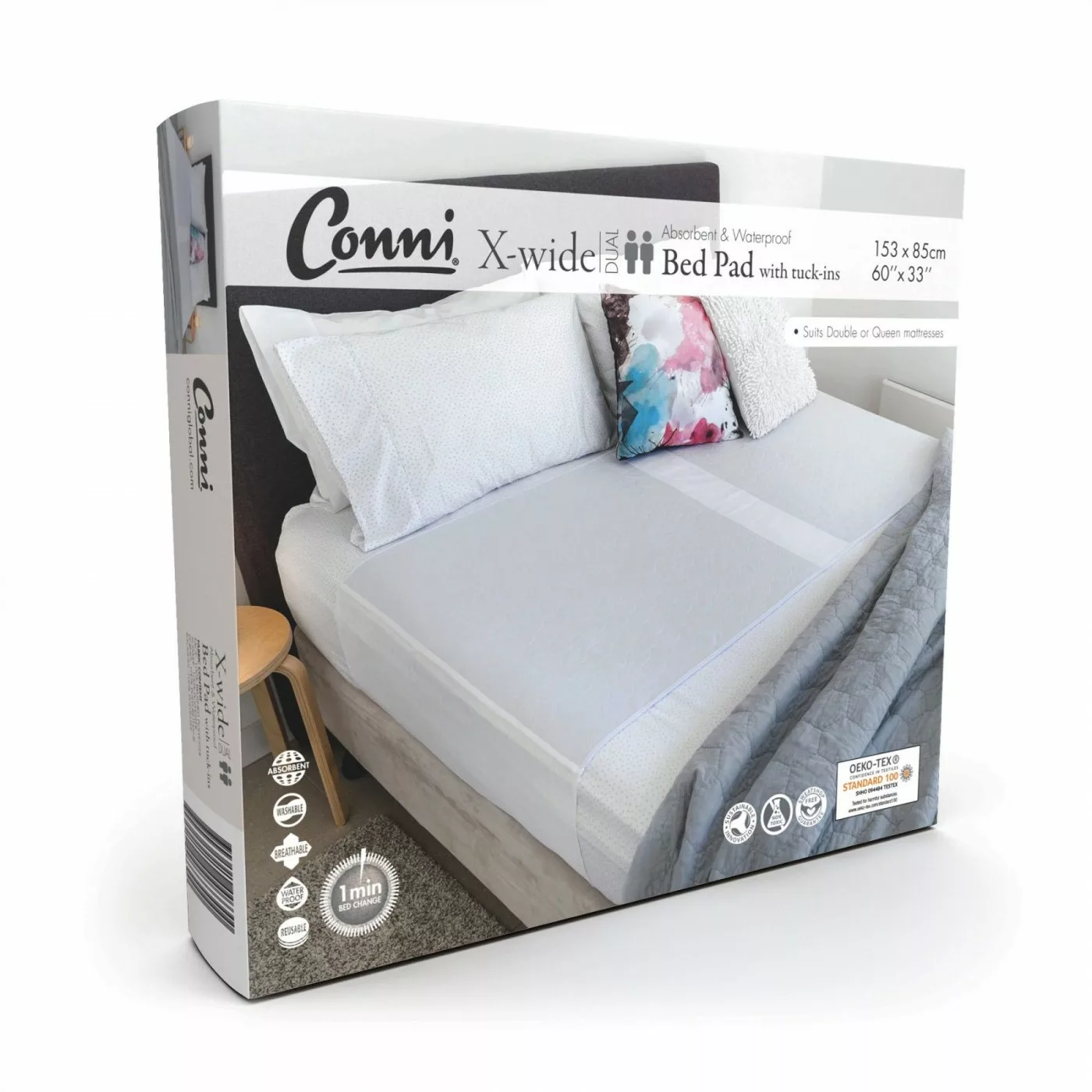 Dual bed pad