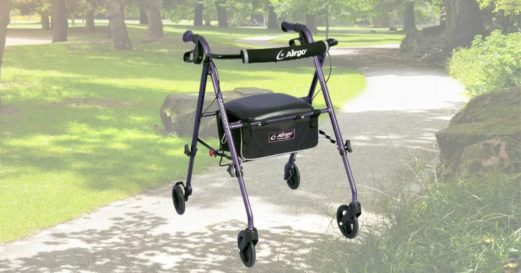 rollator, 4 wheel walker