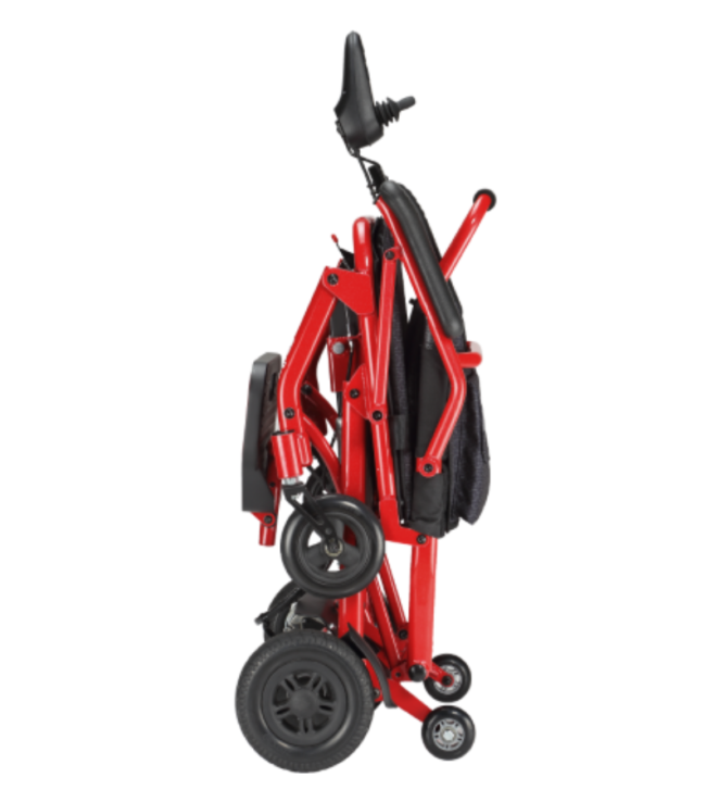 Electric Wheelchair - Merits Fold & Go Grey, with Lithium battery & charger - Image 4
