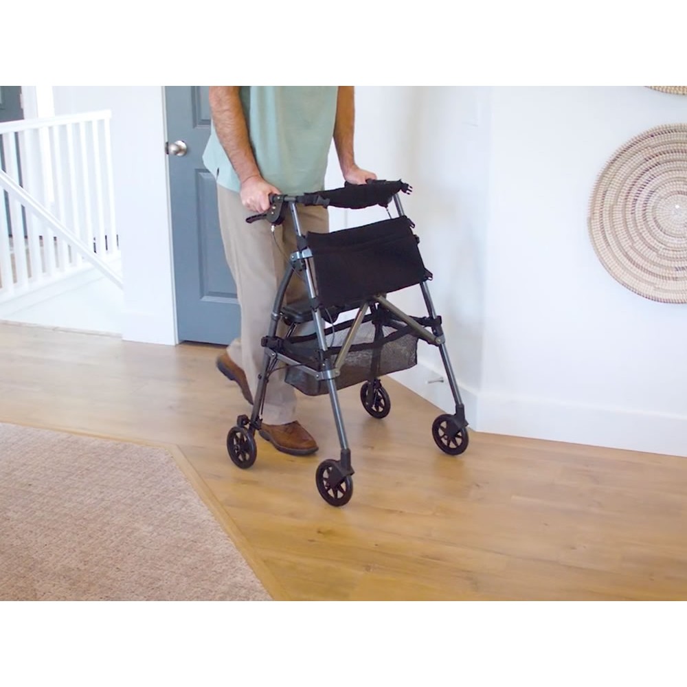 EZ Fold-N-Go Rollator with seat - Image 3